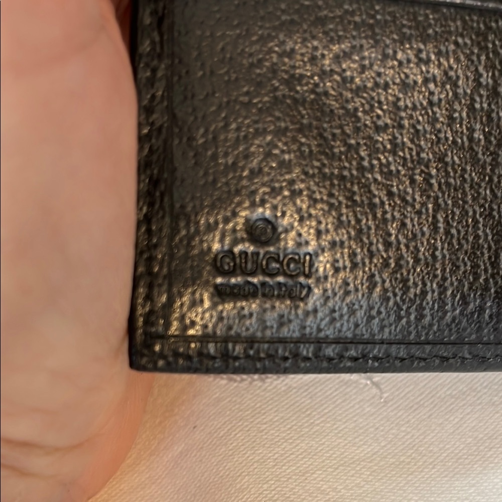Gucci-Elegant Vintage Black Wallet - Picture 3 of 12